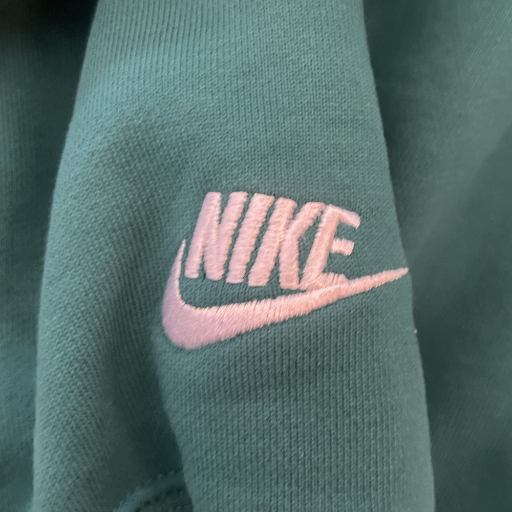 Green Nike "Just Do It" Hoodie Women's Size XXL - Picture 5 of 5